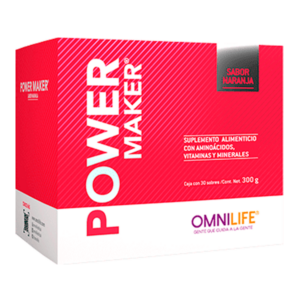 Presentación de Power Maker Omnilife rico en L-arginina Ajipure y vitaminas